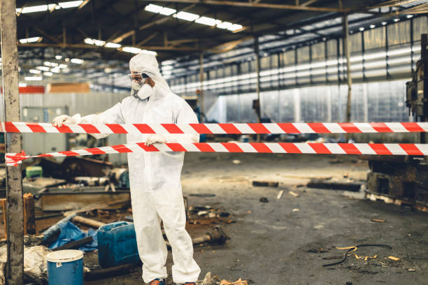 Professional Crime Scene Cleanup technician working in Clinton, NY